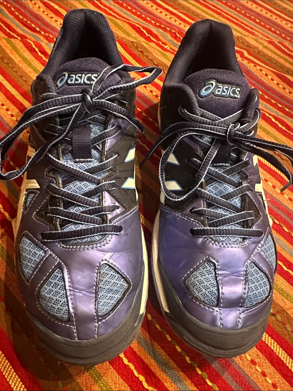 ASICS Women’s Blue Volleyball Shoes 8.5